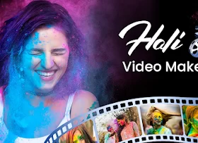 Happy Holi Video Maker App