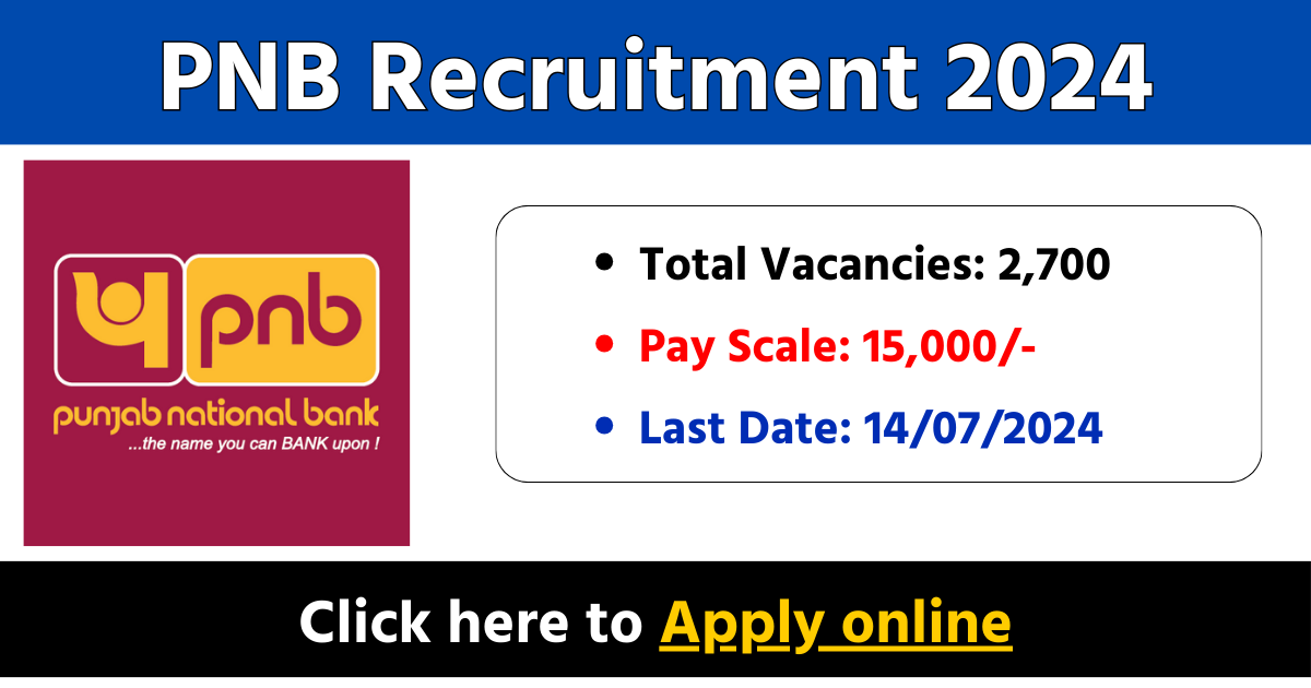 PNB Recruitment 2024